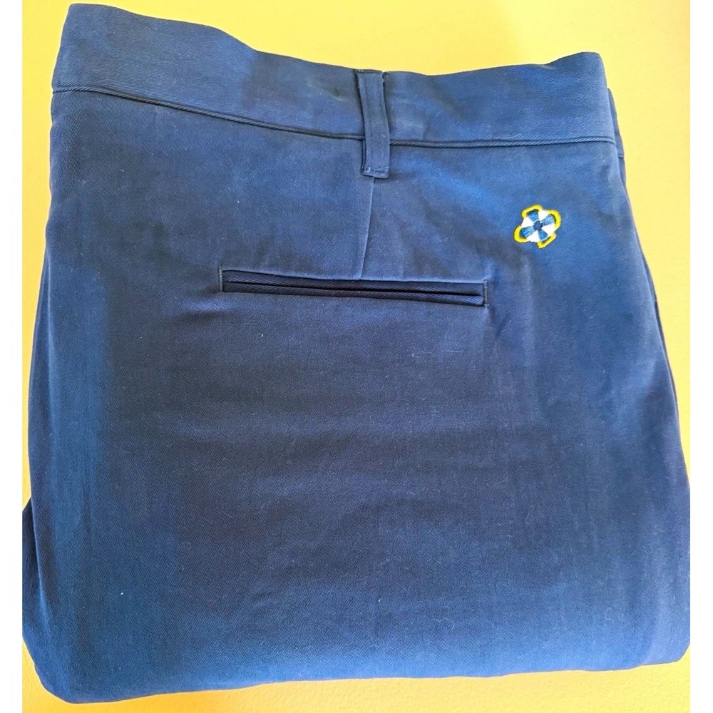 NWOT Castaway Nantucket Island Pants Men's 42x32 Blue Chino Plaid Tartan Lined